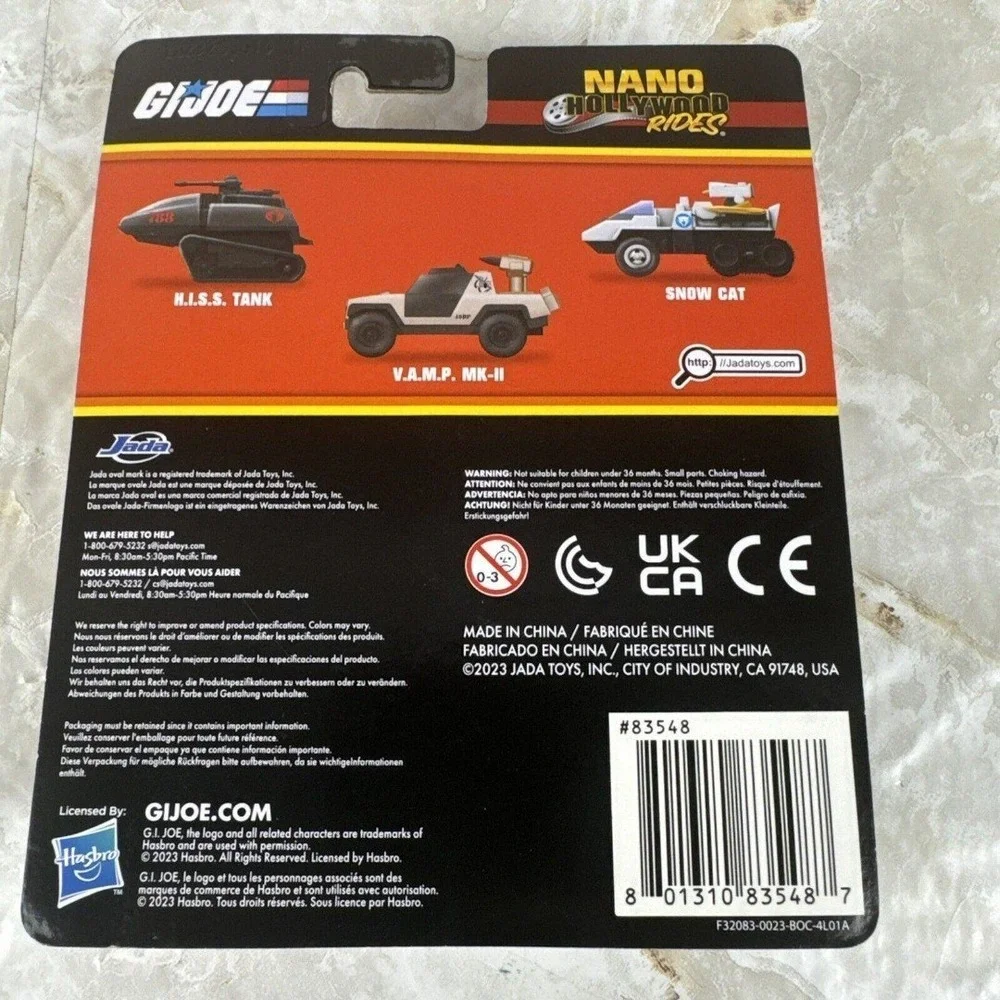 Nano Hollywood Rides ~ G.I. Joe:‎ (2023) SNOW CAT/V.A.M.P. MK-11/H.I.S.S. TANK